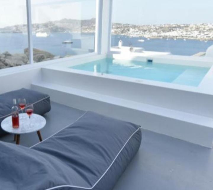 Mykonos Point Luxury Villas Mykonos Town Luaran gambar